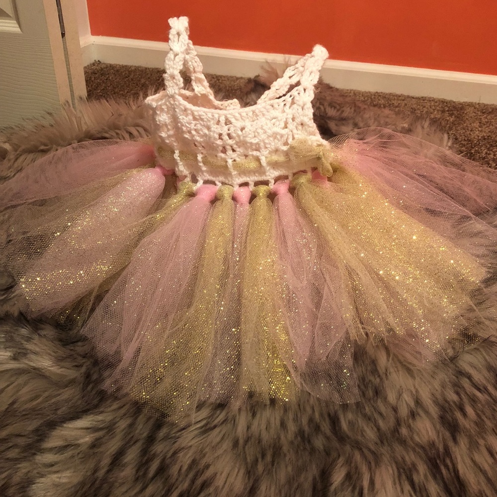 Handmade knitted tutu 💕